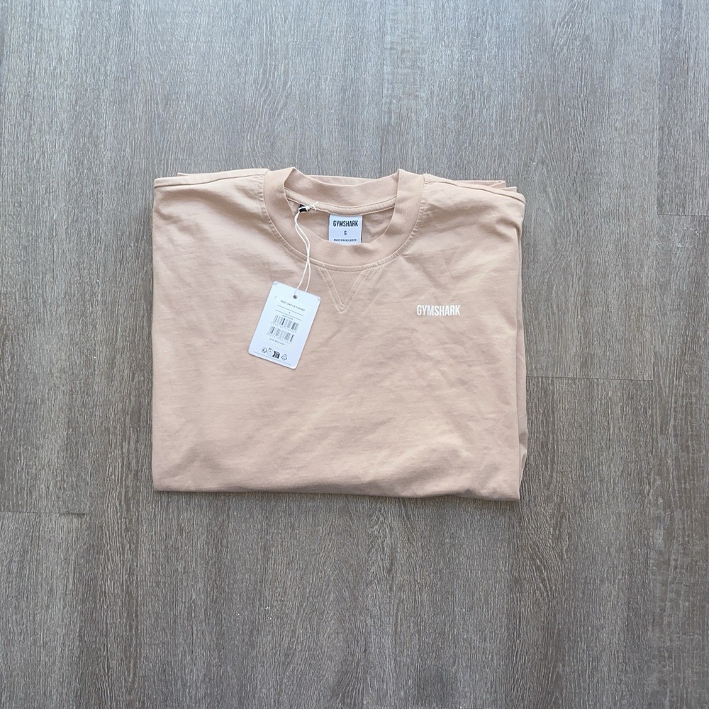 Gymshark Rest Day LS  Long Sleeve Shirt in Dusty Taupe Men's Size Small NWT 1445